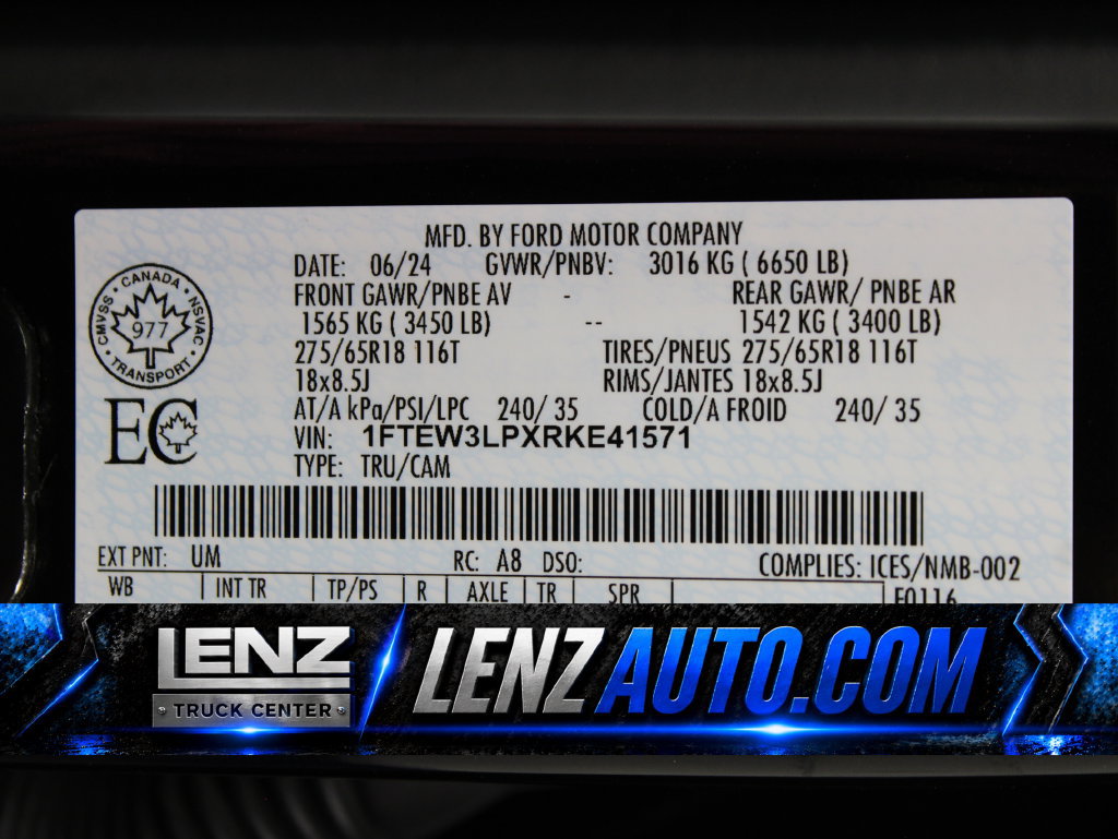 Used 2024 Ford F150 XLT w/ Equipment Group 302A MID AWD/4WD image 77