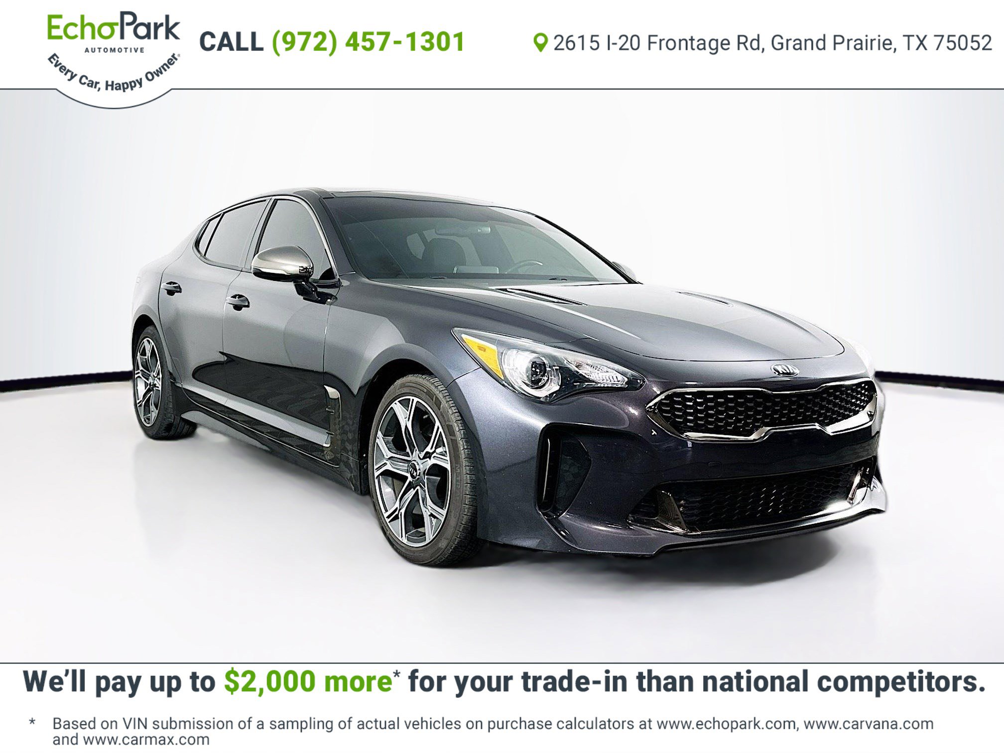 Used 2020 Kia Stinger GT-Line w/ Sun & Sound Package