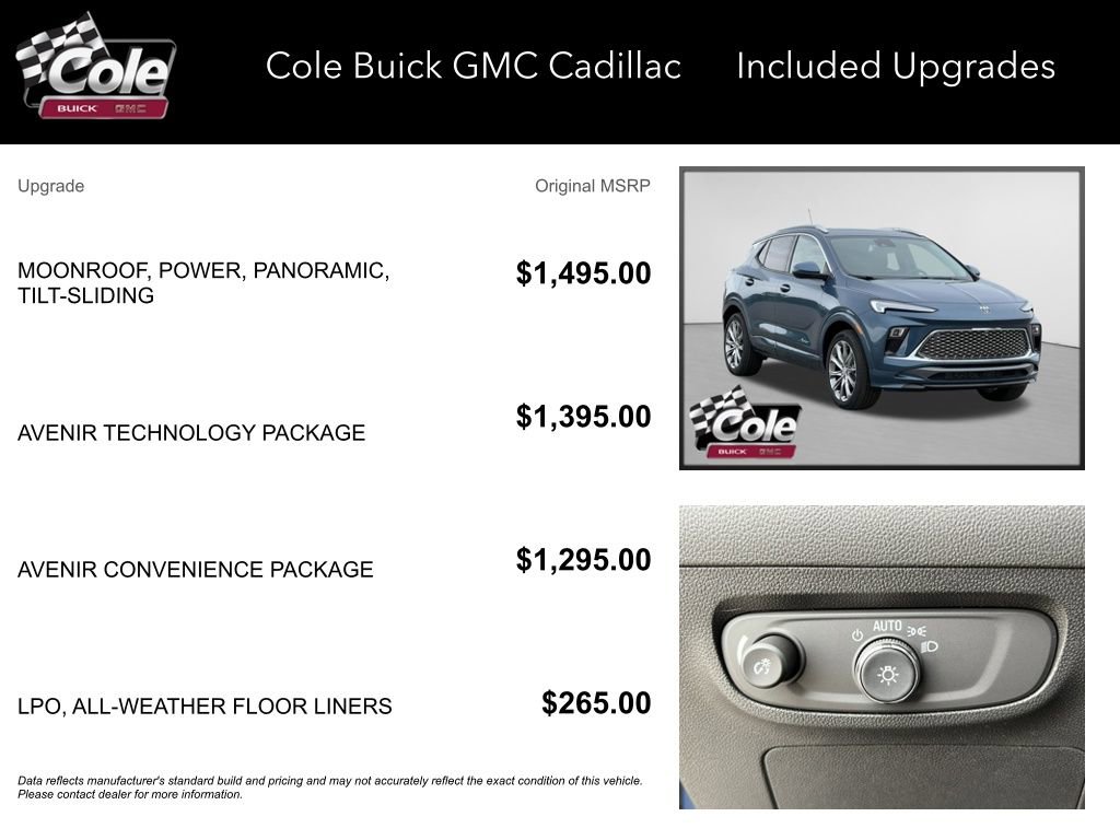 New 2026 Buick Encore GX Avenir w/ Avenir Technology Package AWD/4WD image 3