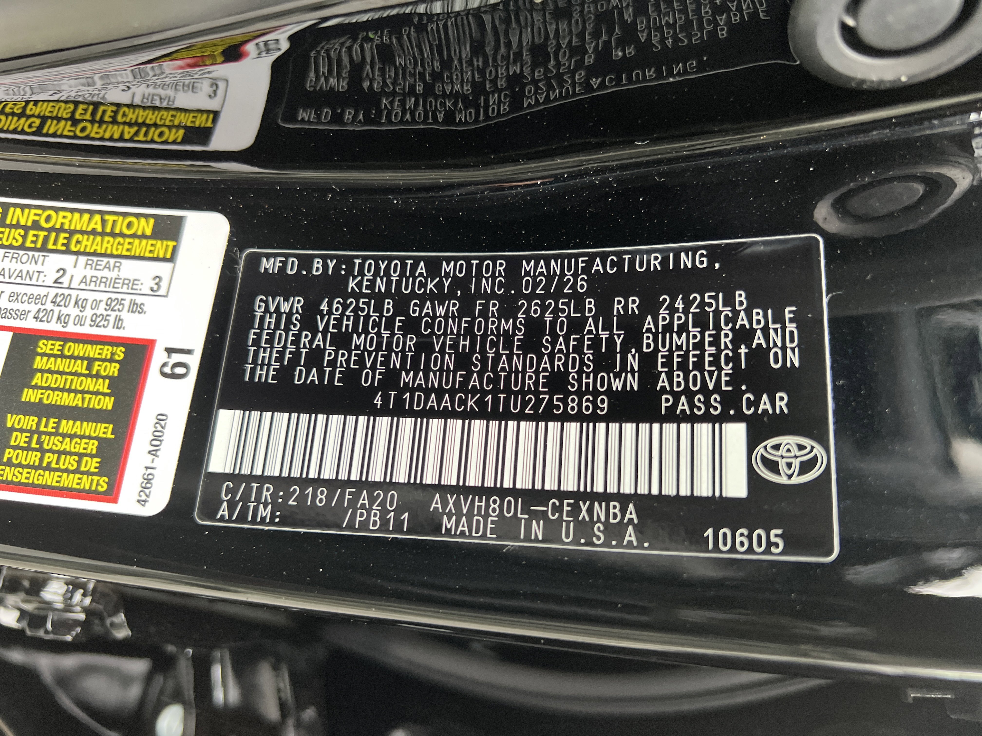 New 2026 Toyota Camry LE image 12