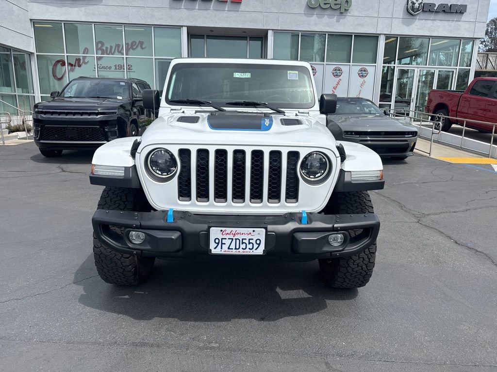 Certified 2023 Jeep Wrangler Unlimited Rubicon 4xe w/ Steel Bumper Group image 2