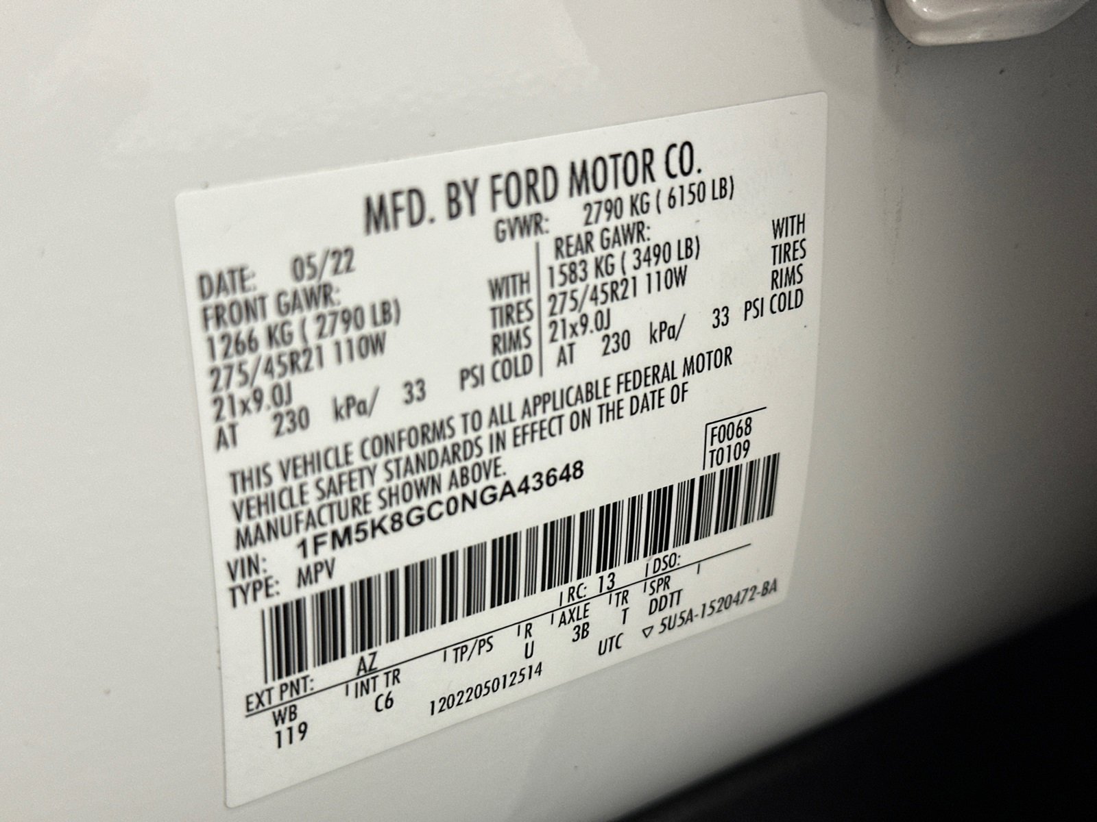 Used 2022 Ford Explorer ST w/ Equipment Group 401A image 37