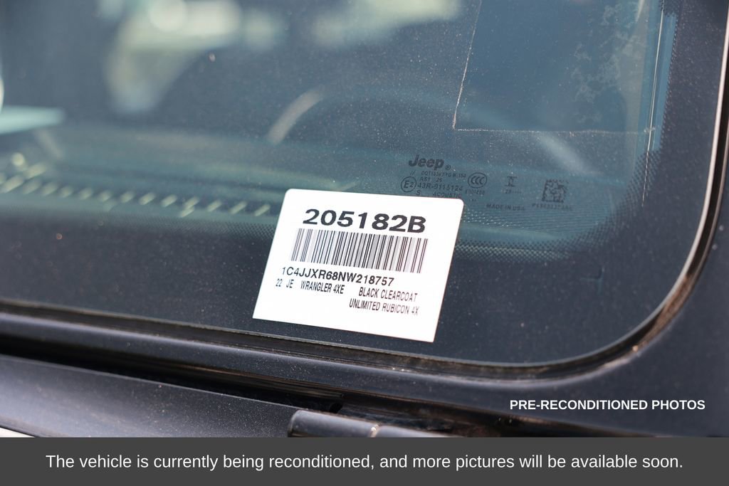 Used 2022 Jeep Wrangler Unlimited Rubicon 4xe w/ Cold Weather Group image 18