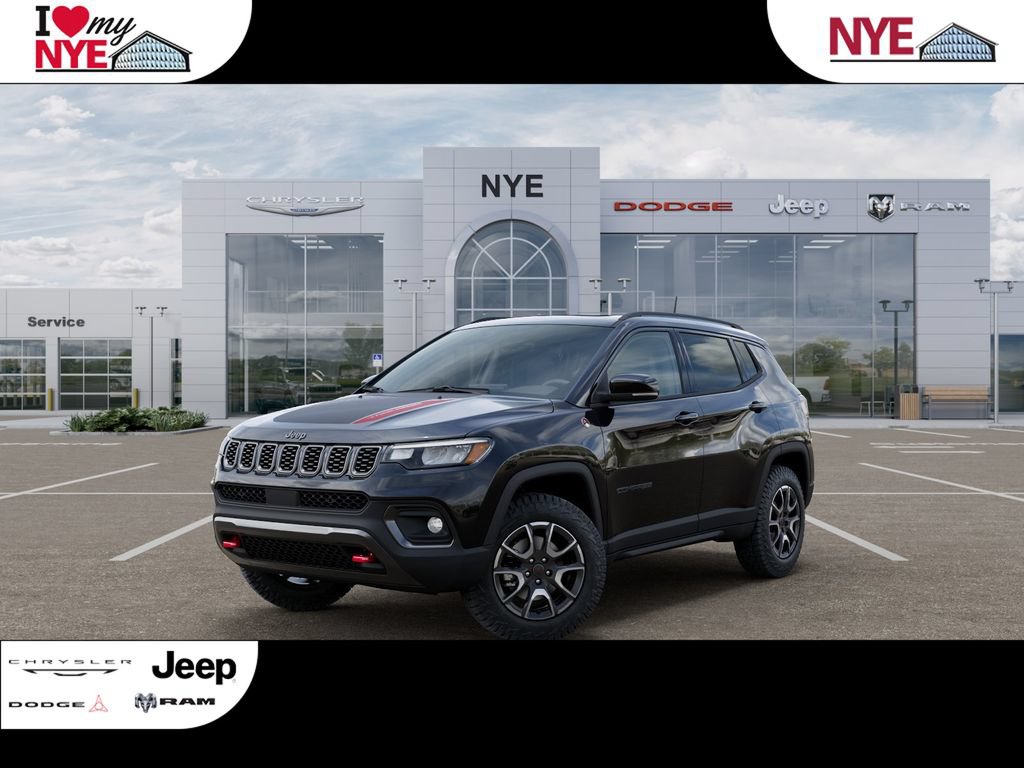 New 2026 Jeep Compass Trailhawk w/ Sun, Sound & Navigation Group AWD/4WD 360° Tour