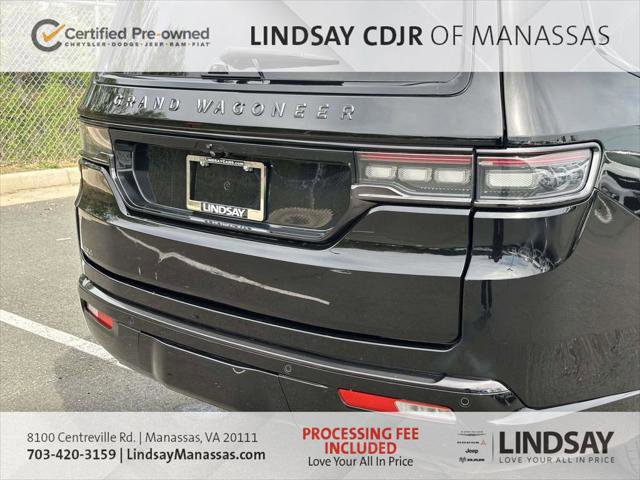 Certified 2024 Jeep Grand Wagoneer L Series II w/ Quick Order Packagew 28T image 10