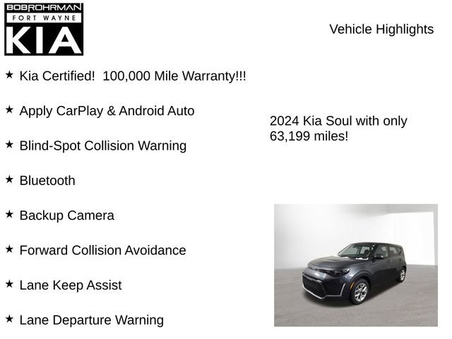 Certified 2024 Kia Soul LX w/ Option Group 015 image 7