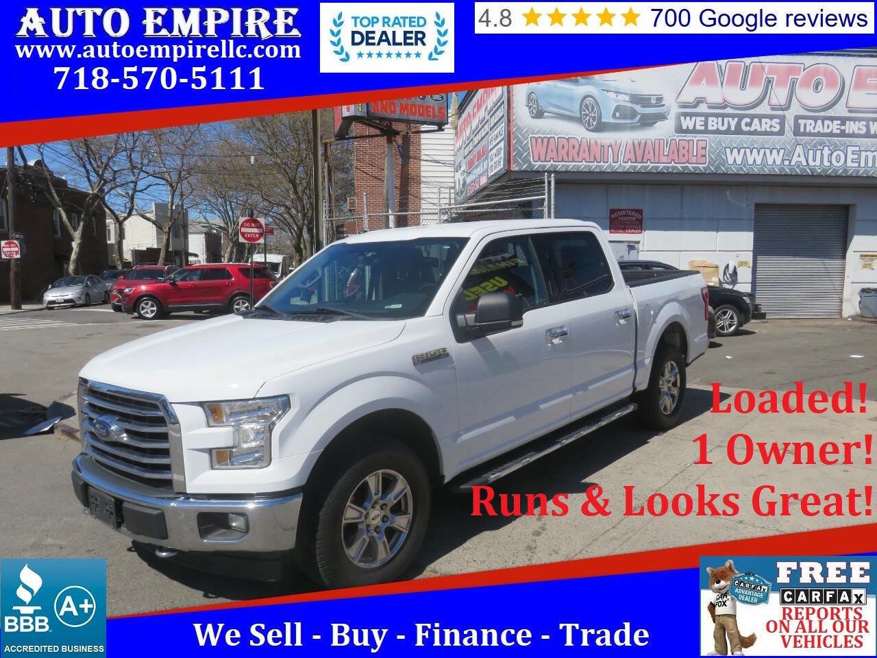 Used 2017 Ford F150 XLT w/ Equipment Group 302A Luxury AWD/4WD image 1