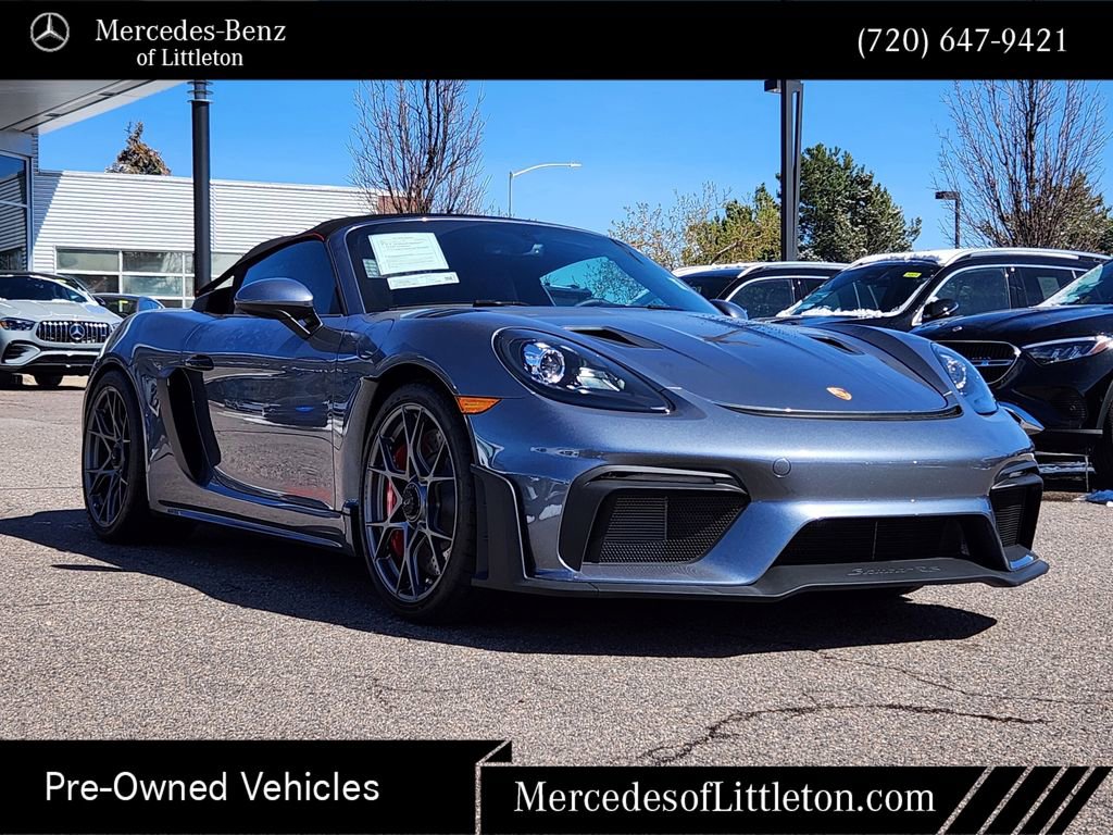 Used 2025 Porsche 718 Boxster Spyder RS w/ Accent Package Logos RWD image 3