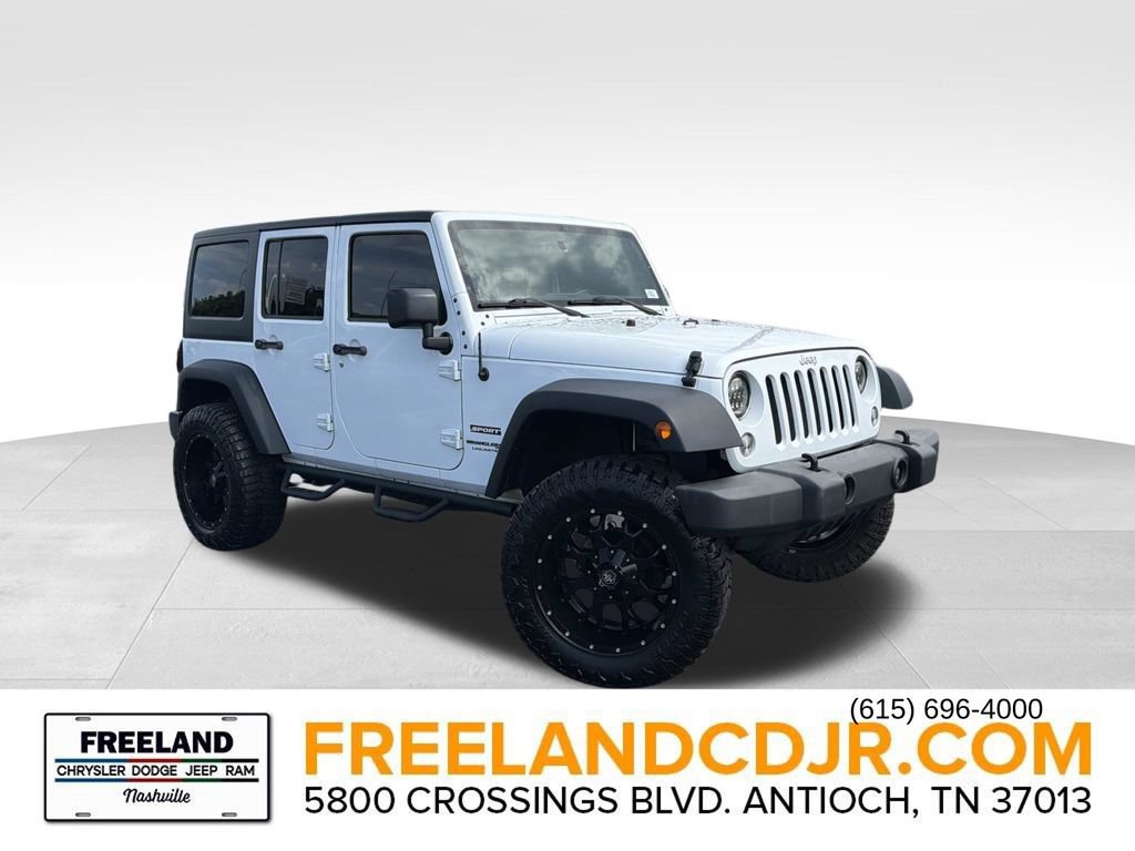 Used 2018 Jeep Wrangler Unlimited Sport S AWD/4WD image 1