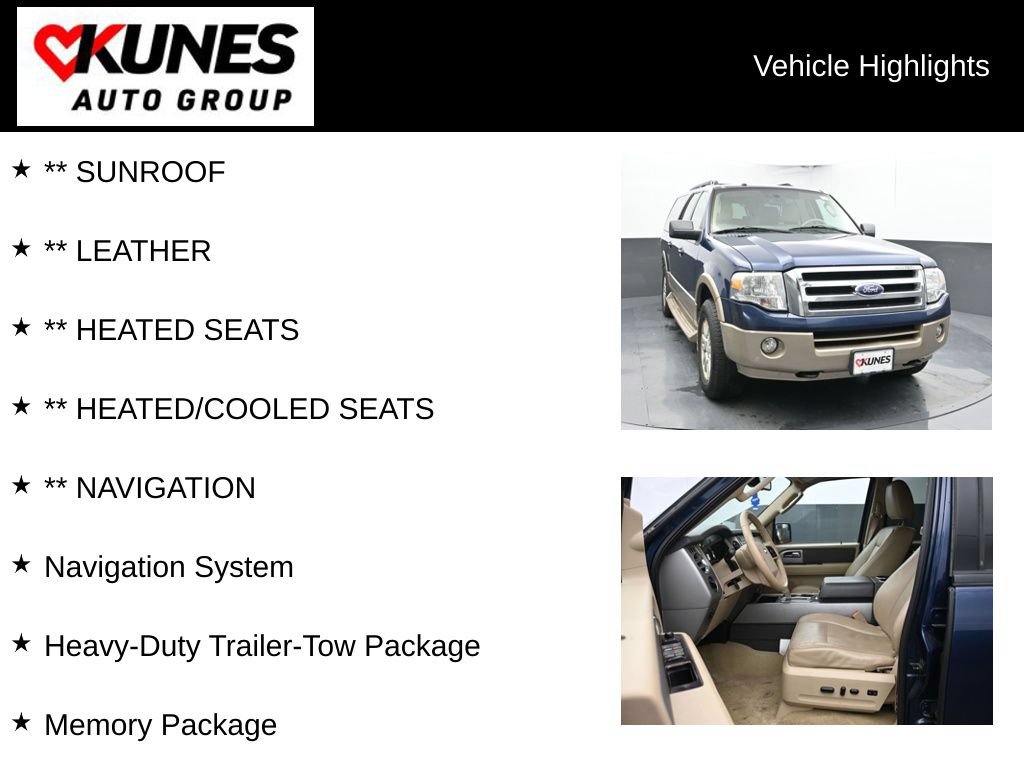 Used 2014 Ford Expedition EL XLT w/ Equipment Group 202A AWD/4WD video 2