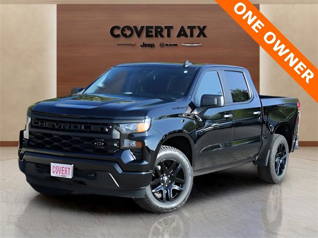 Used 2024 Chevrolet Silverado 1500 Custom w/ Turbomax Blackout Package