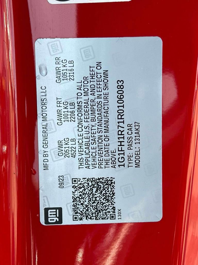 Used 2024 Chevrolet Camaro SS RWD image 17