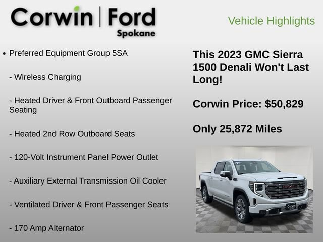 Used 2023 GMC Sierra 1500 Denali w/ Denali Reserve Package image 24
