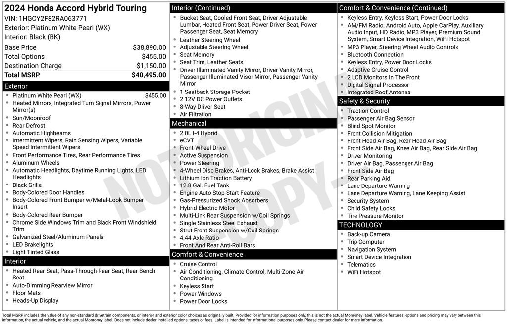 Used 2024 Honda Accord Touring image 26
