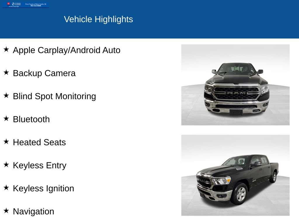 Used 2024 RAM 1500 Big Horn AWD/4WD image 2