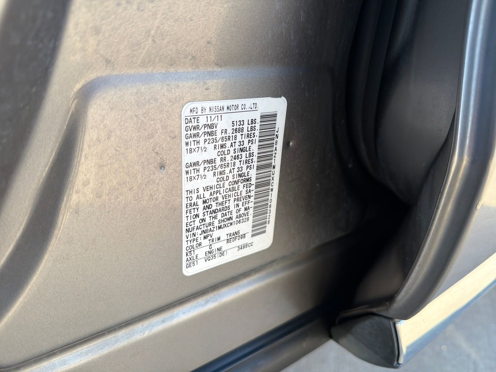 Used 2012 Nissan Murano SL image 31