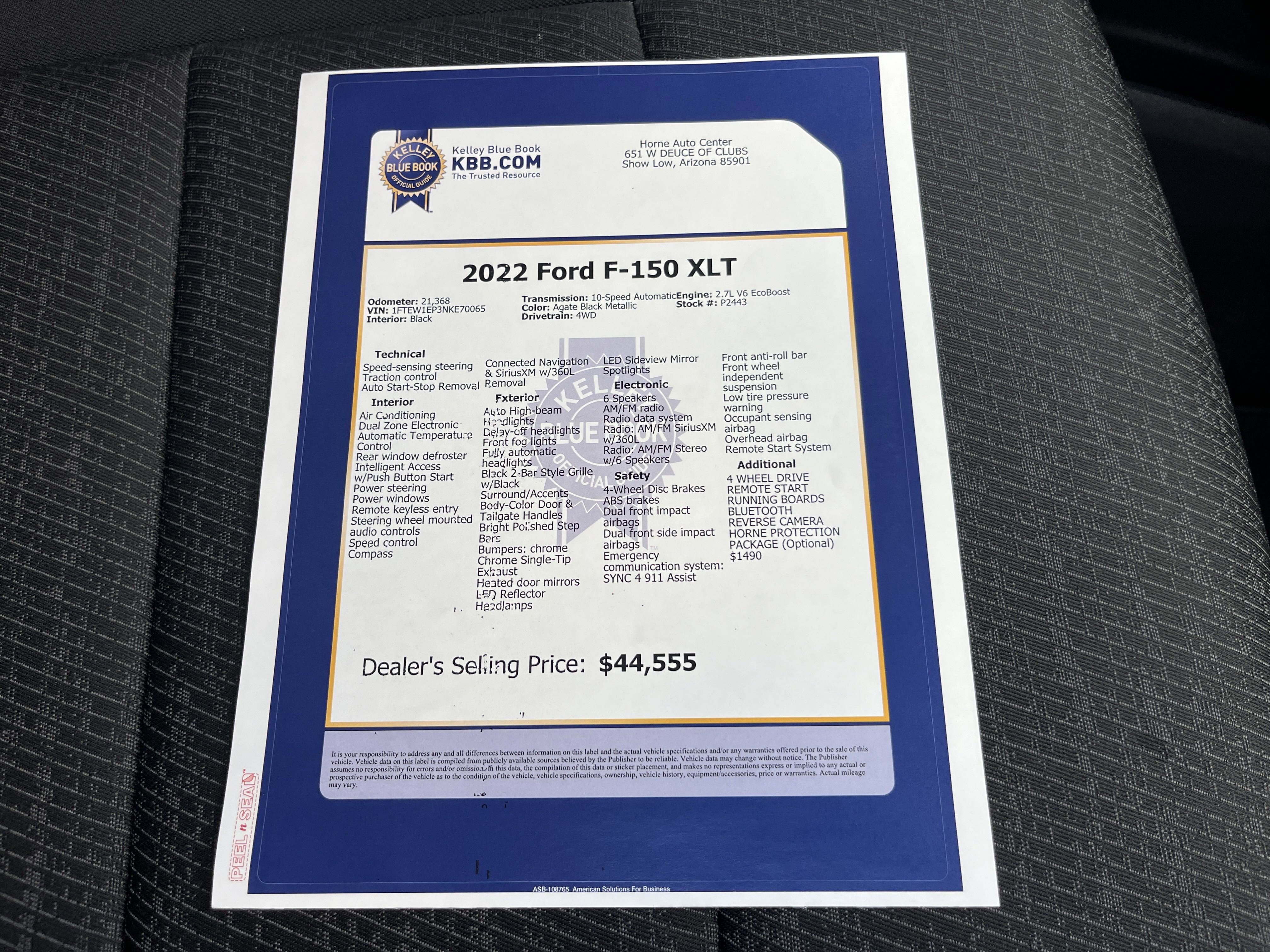 Used 2022 Ford F150 XLT w/ Equipment Group 302A High image 47