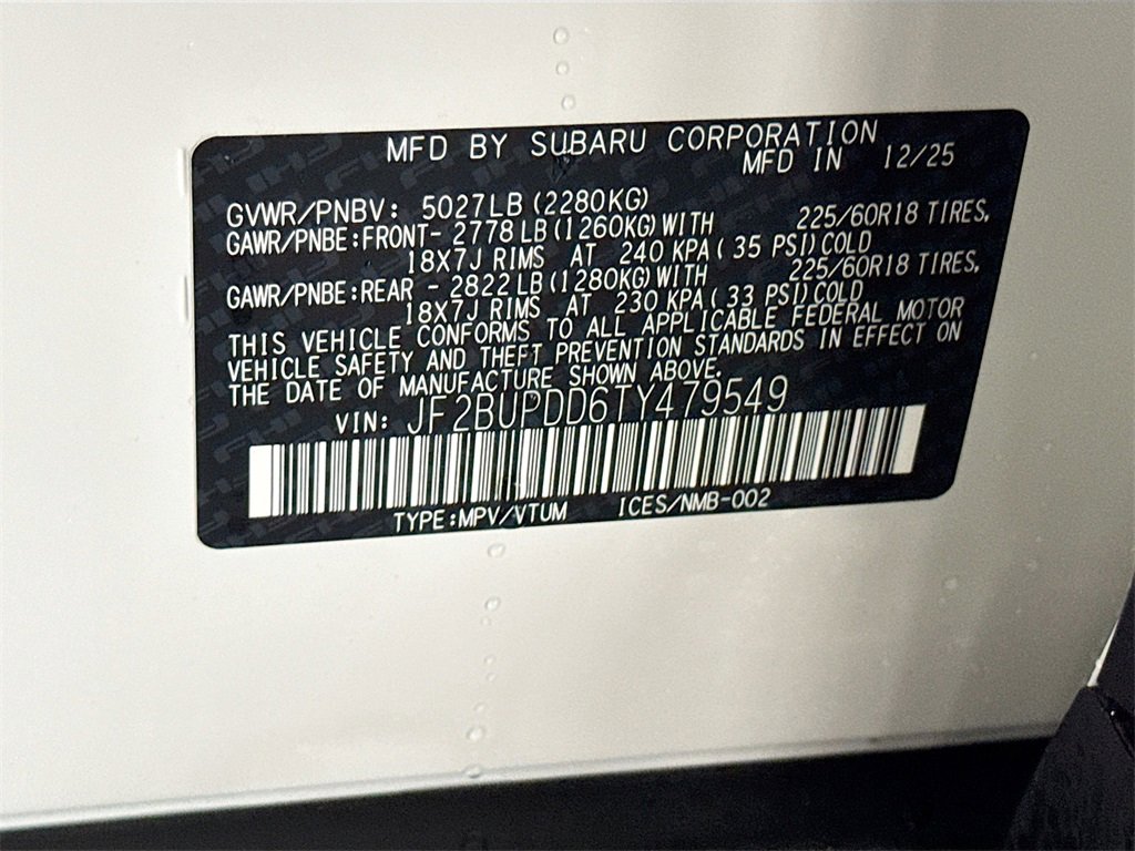 New 2026 Subaru Outback Limited image 32