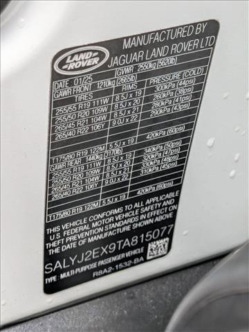 Certified 2026 Land Rover Range Rover Velar S image 26