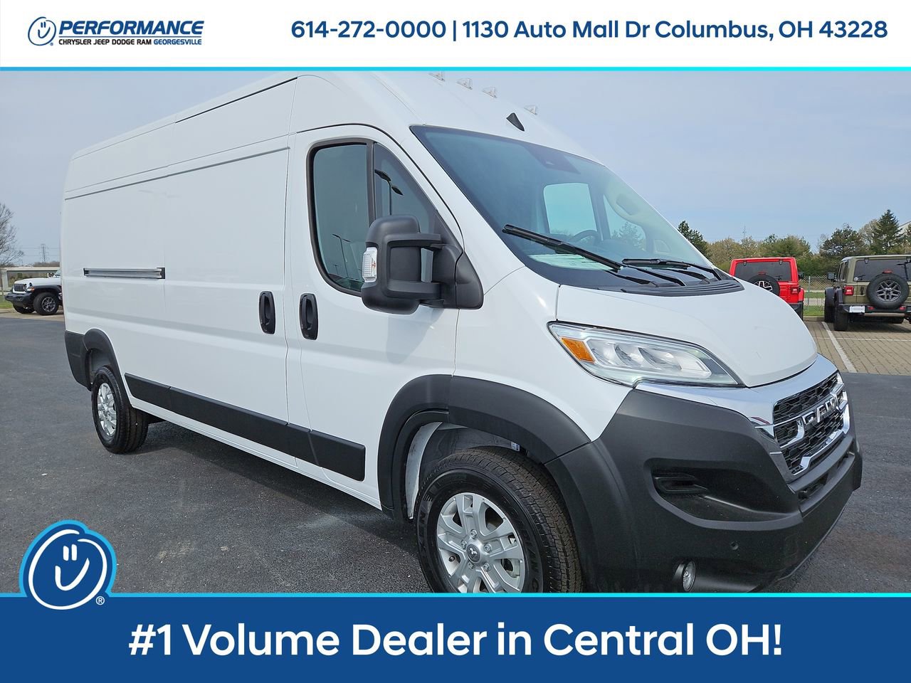 New 2025 RAM ProMaster 2500 w/ Quick Order Package 22G SLT