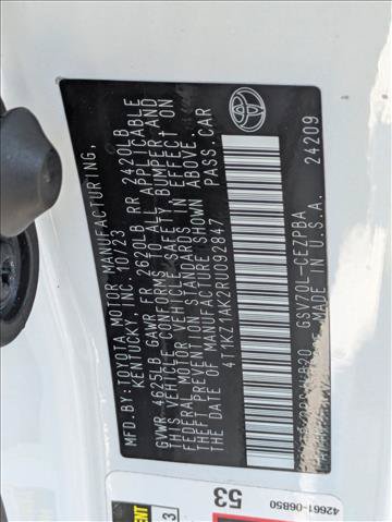 Used 2024 Toyota Camry XSE w/ Navigation Package FWD image 26