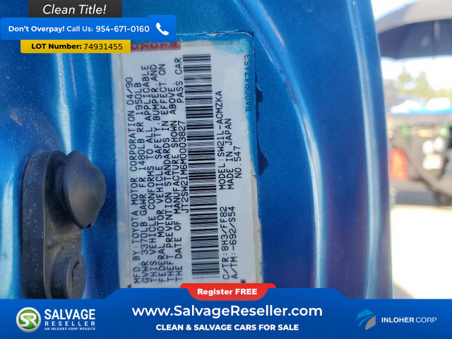 Used 1991 Toyota MR2 image 16