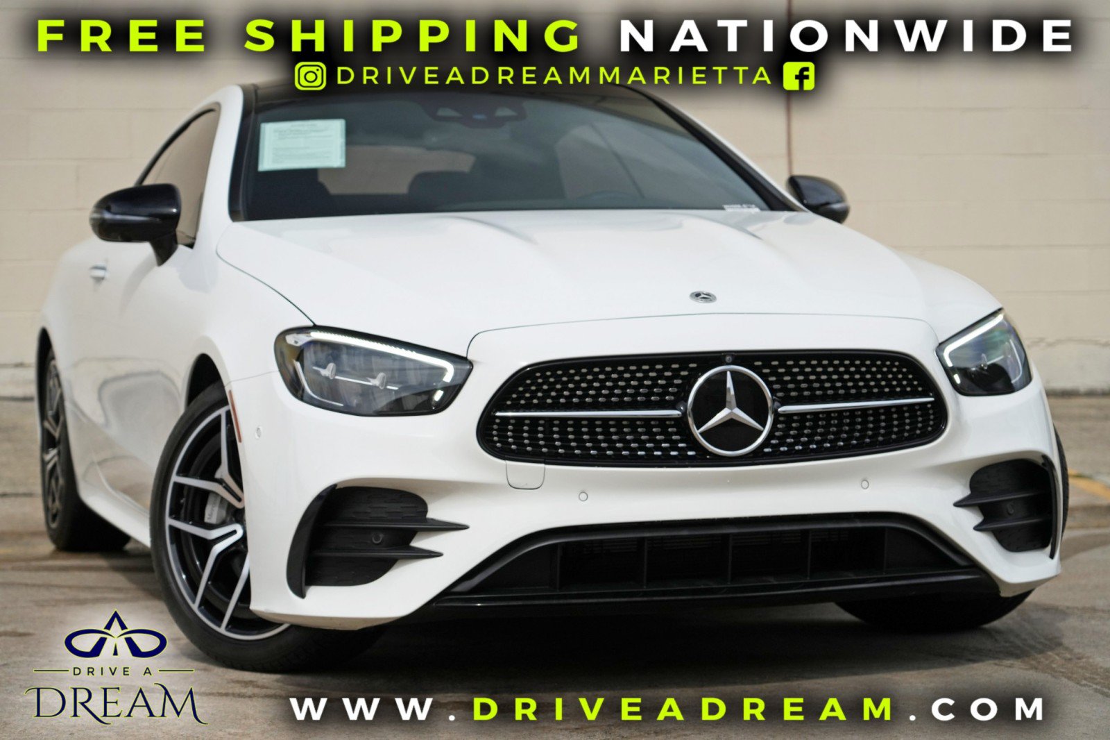 Used 2023 Mercedes-Benz E 450 Coupe w/ AMG Line image 2
