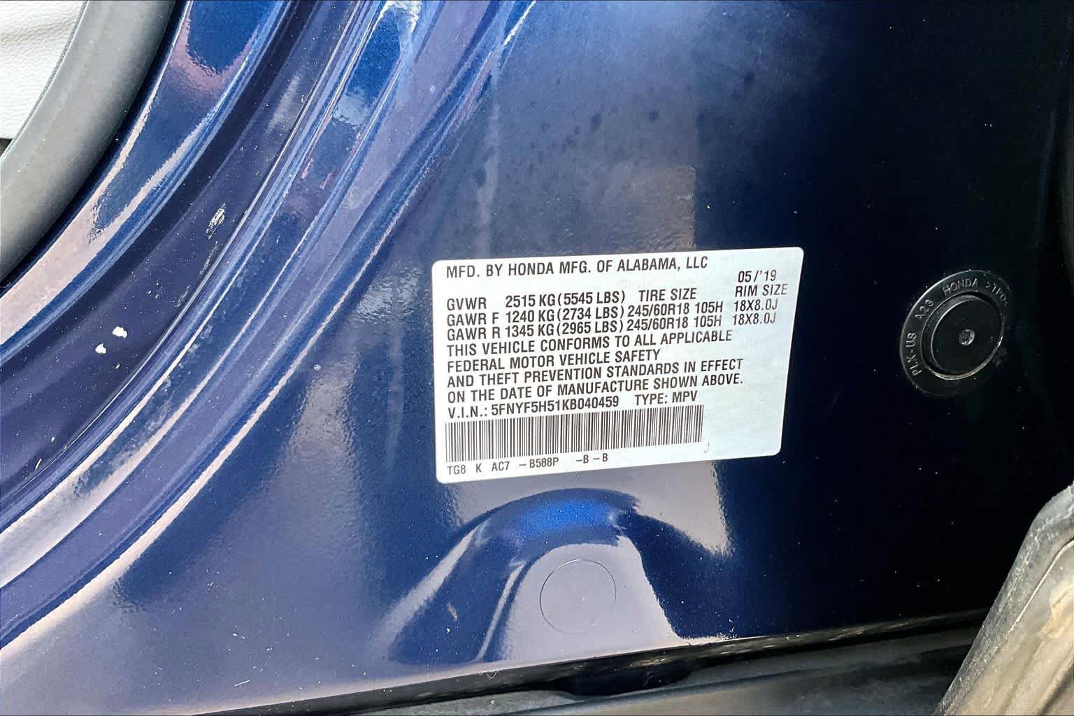 Used 2019 Honda Pilot EX-L image 35