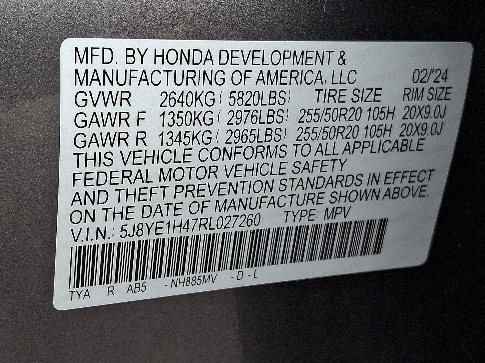 Certified 2024 Acura MDX SH-AWD w/ Technology Package image 27