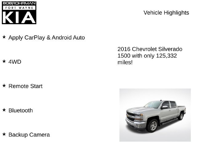 Used 2016 Chevrolet Silverado 1500 LT w/ All Star Edition AWD/4WD image 8