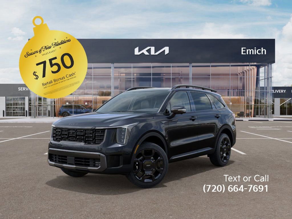 New 2025 Kia Sorento SX Prestige w/ Olive Brown Leather Package