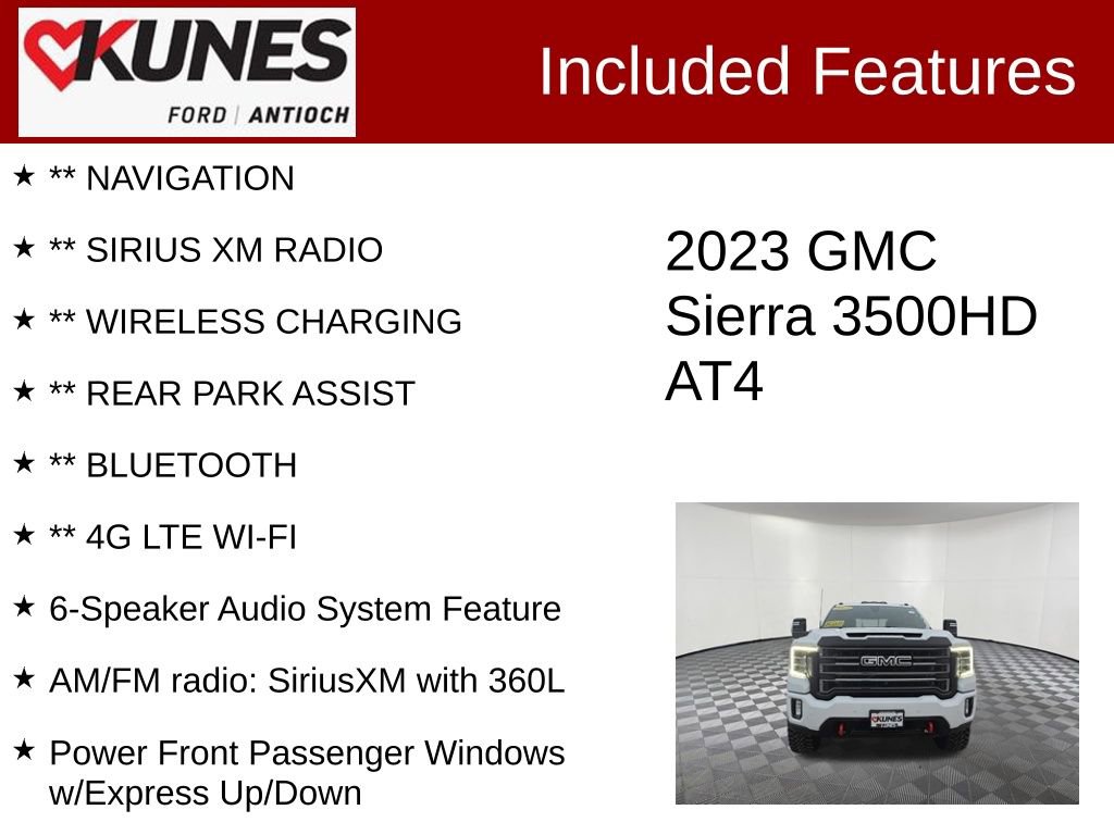 Used 2023 GMC Sierra 3500 AT4 w/ AT4 Premium Plus Package image 4