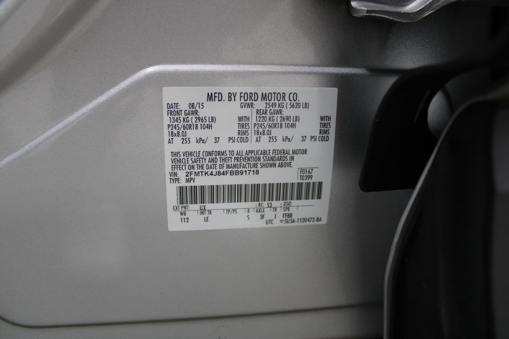 Used 2015 Ford Edge SEL w/ Equipment Group 201A AWD/4WD image 43