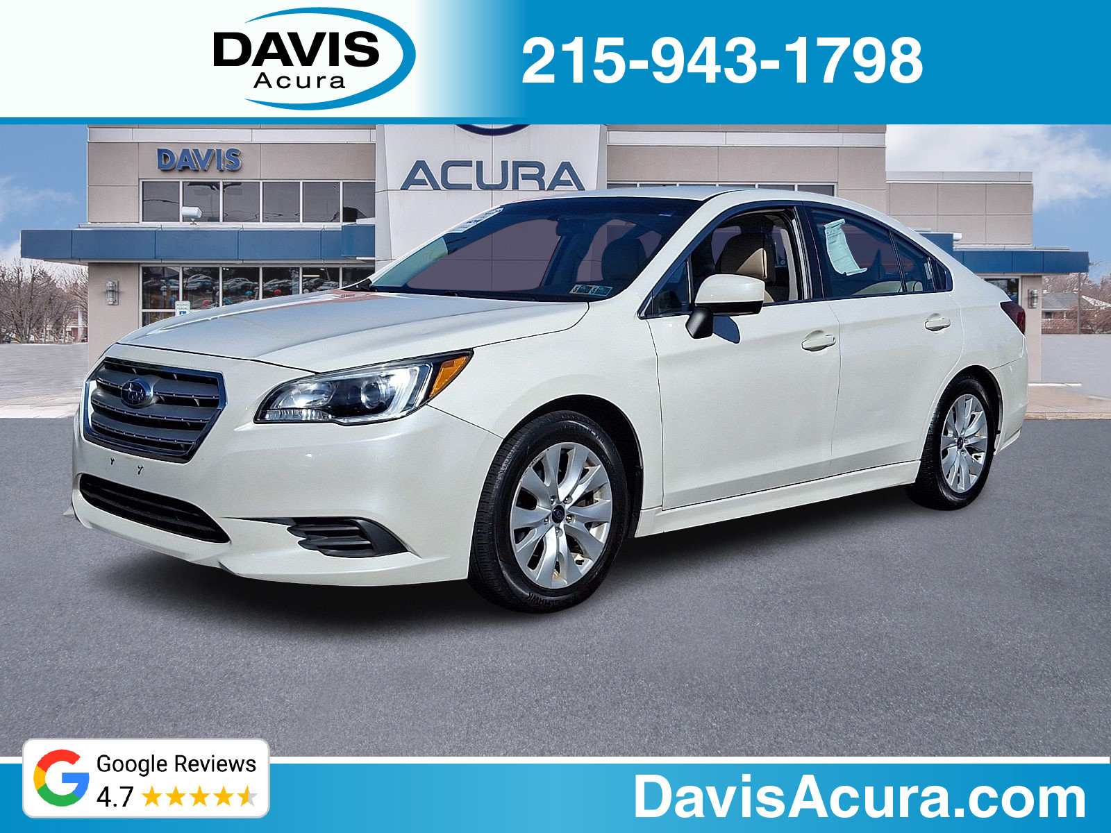 Used 2015 Subaru Legacy 2.5i Premium AWD/4WD image 1