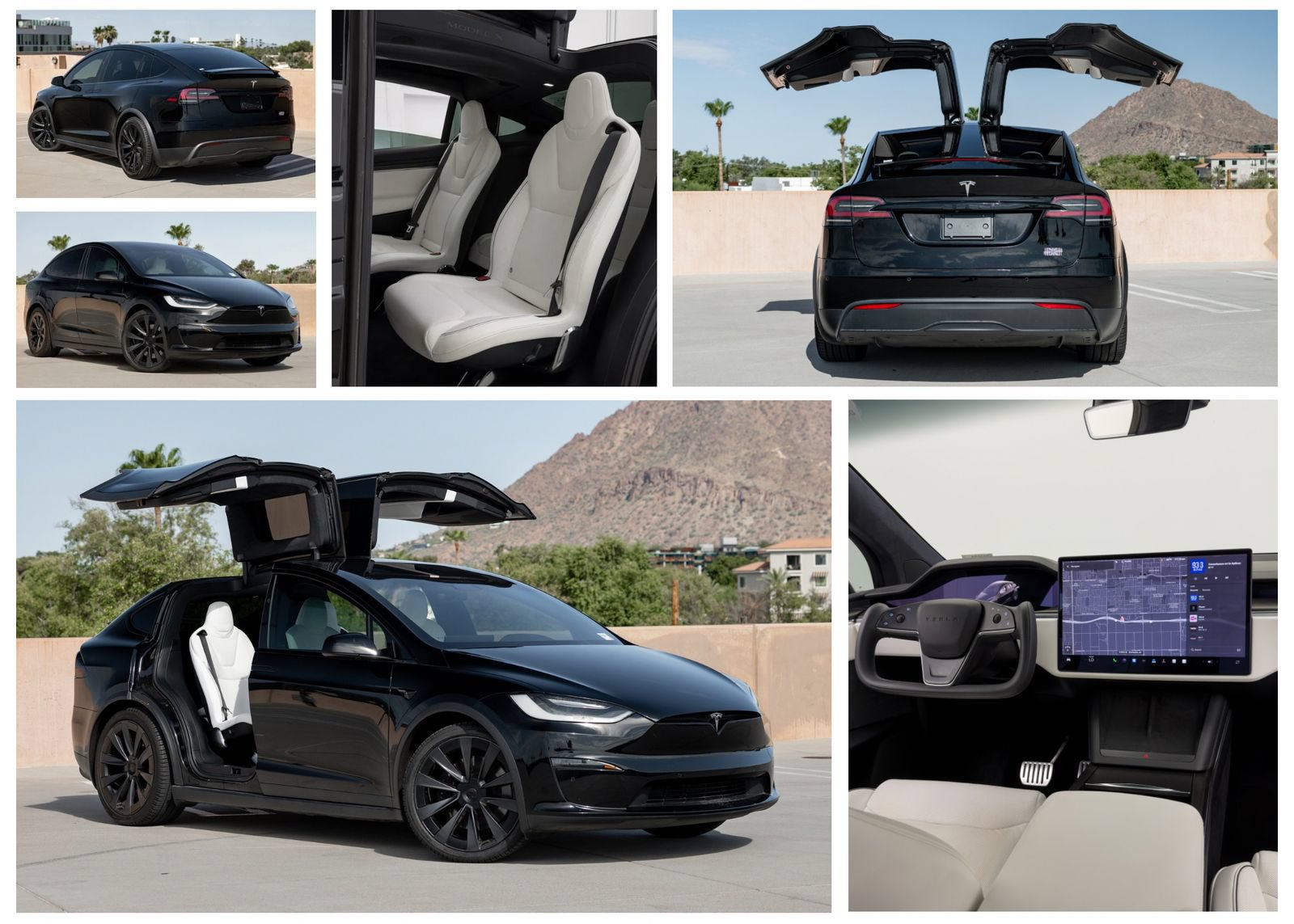 Used 2023 Tesla Model X Plaid AWD/4WD image 3