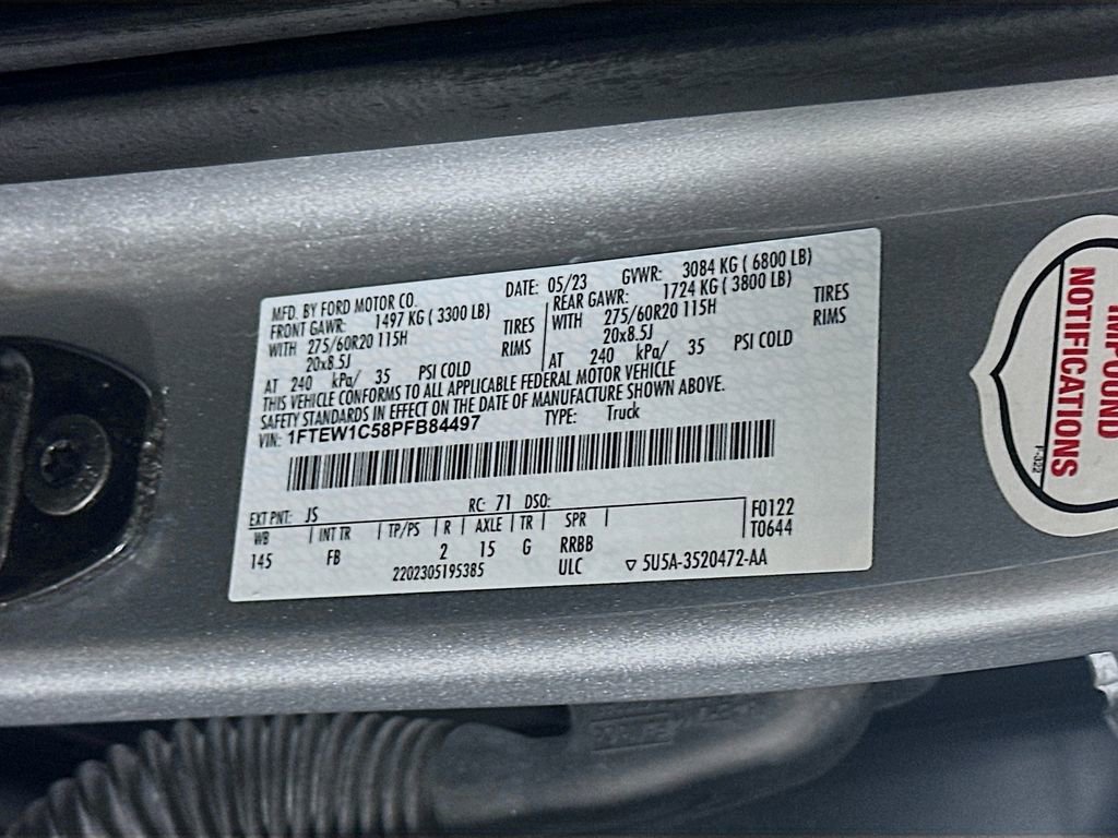 Used 2023 Ford F150 XLT w/ Equipment Group 302A High image 36