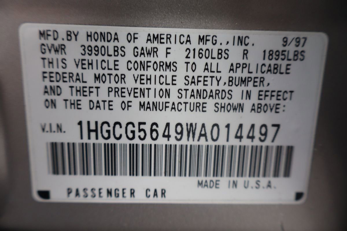 Used 1998 Honda Accord LX image 43
