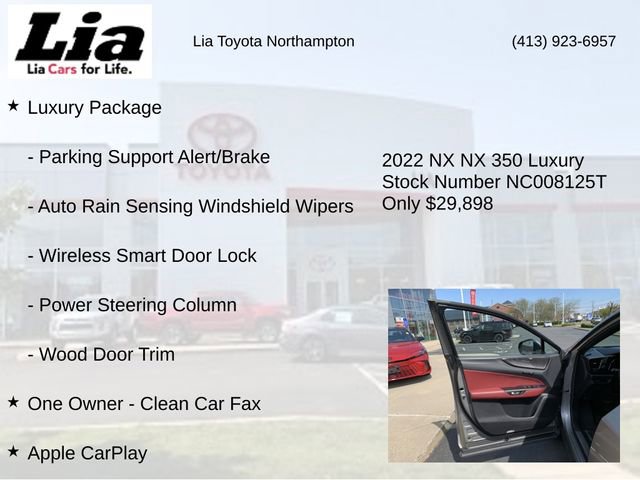 Used 2022 Lexus NX 350 AWD w/ Accessory Package 2 image 14