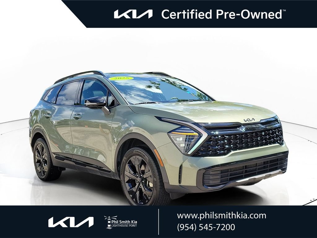 Certified 2025 Kia Sportage X-Line w/ Premium Package AWD/4WD 360° Tour