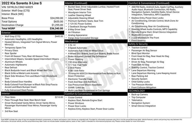 Used 2022 Kia Sorento S image 10