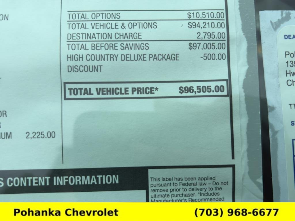 New 2026 Chevrolet Tahoe High Country AWD/4WD image 38