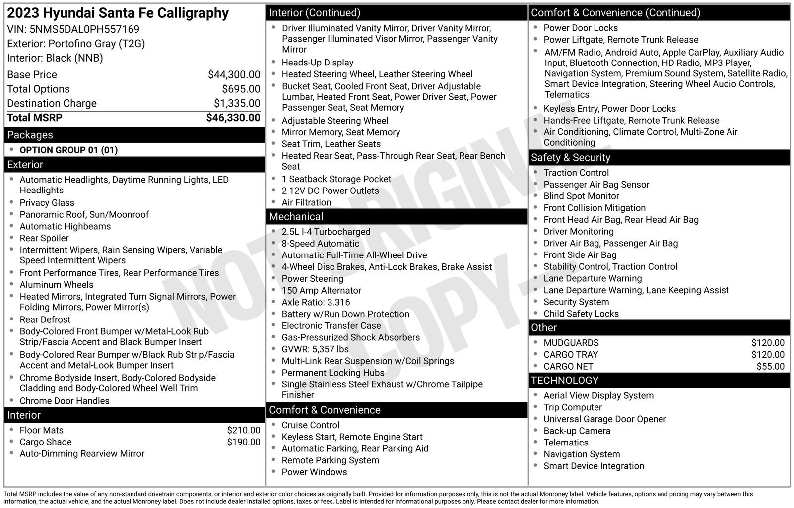 Used 2023 Hyundai Santa Fe Calligraphy image 43