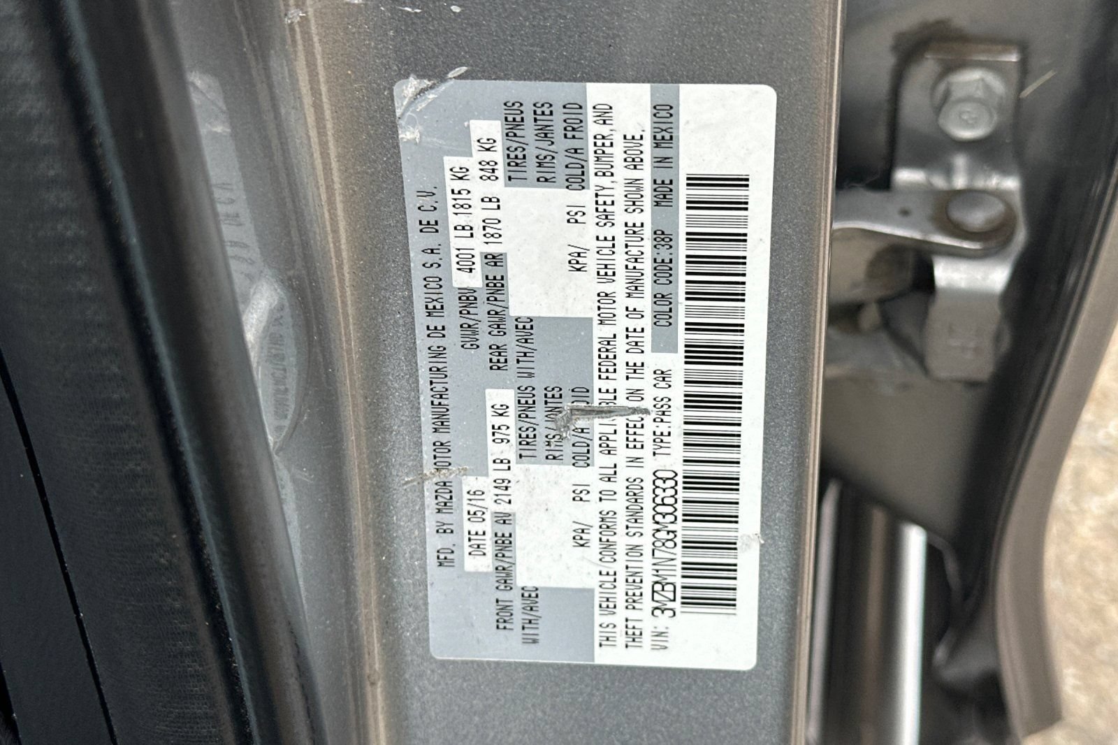 Used 2016 MAZDA MAZDA3 i Grand Touring FWD image 54