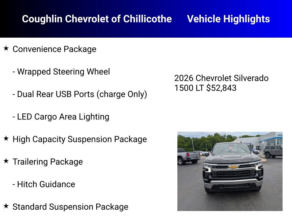 New 2026 Chevrolet Silverado 1500 LT w/ Leather Package AWD/4WD image 11
