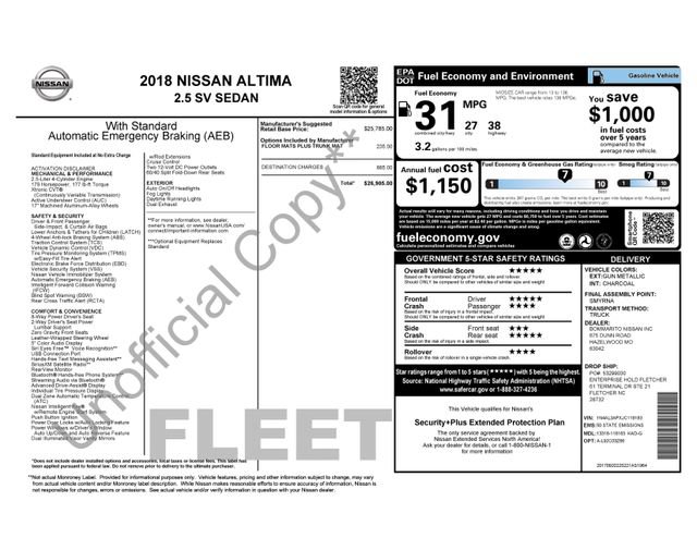 Used 2018 Nissan Altima 2.5 SV FWD image 4