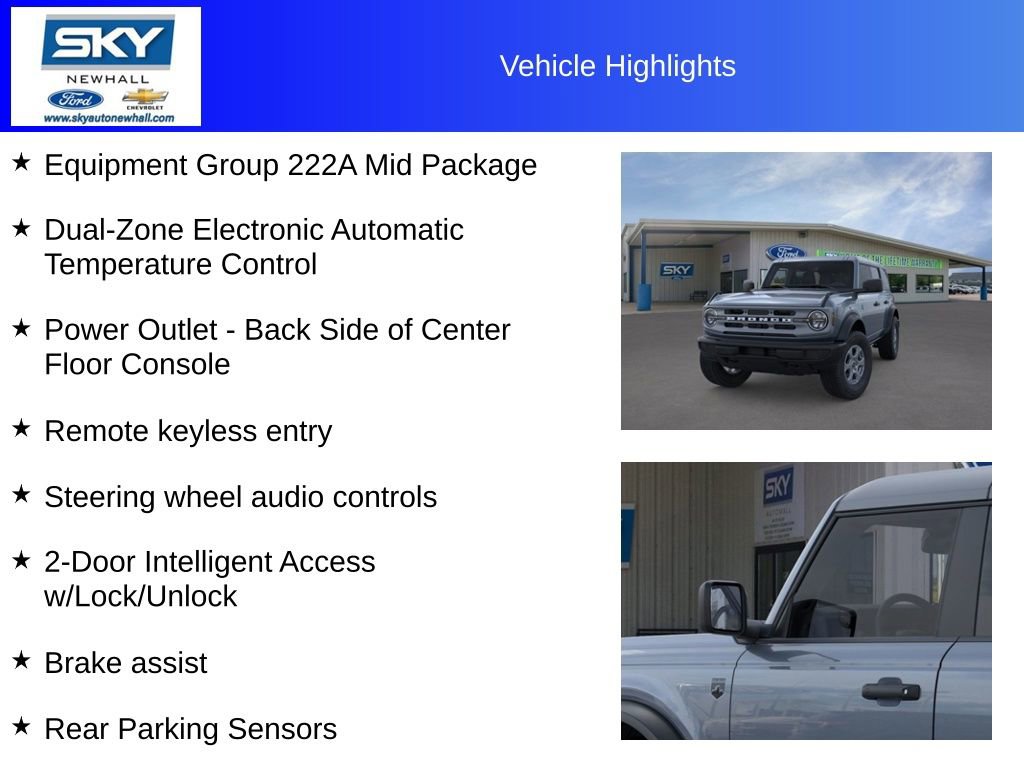 New 2025 Ford Bronco Big Bend image 12