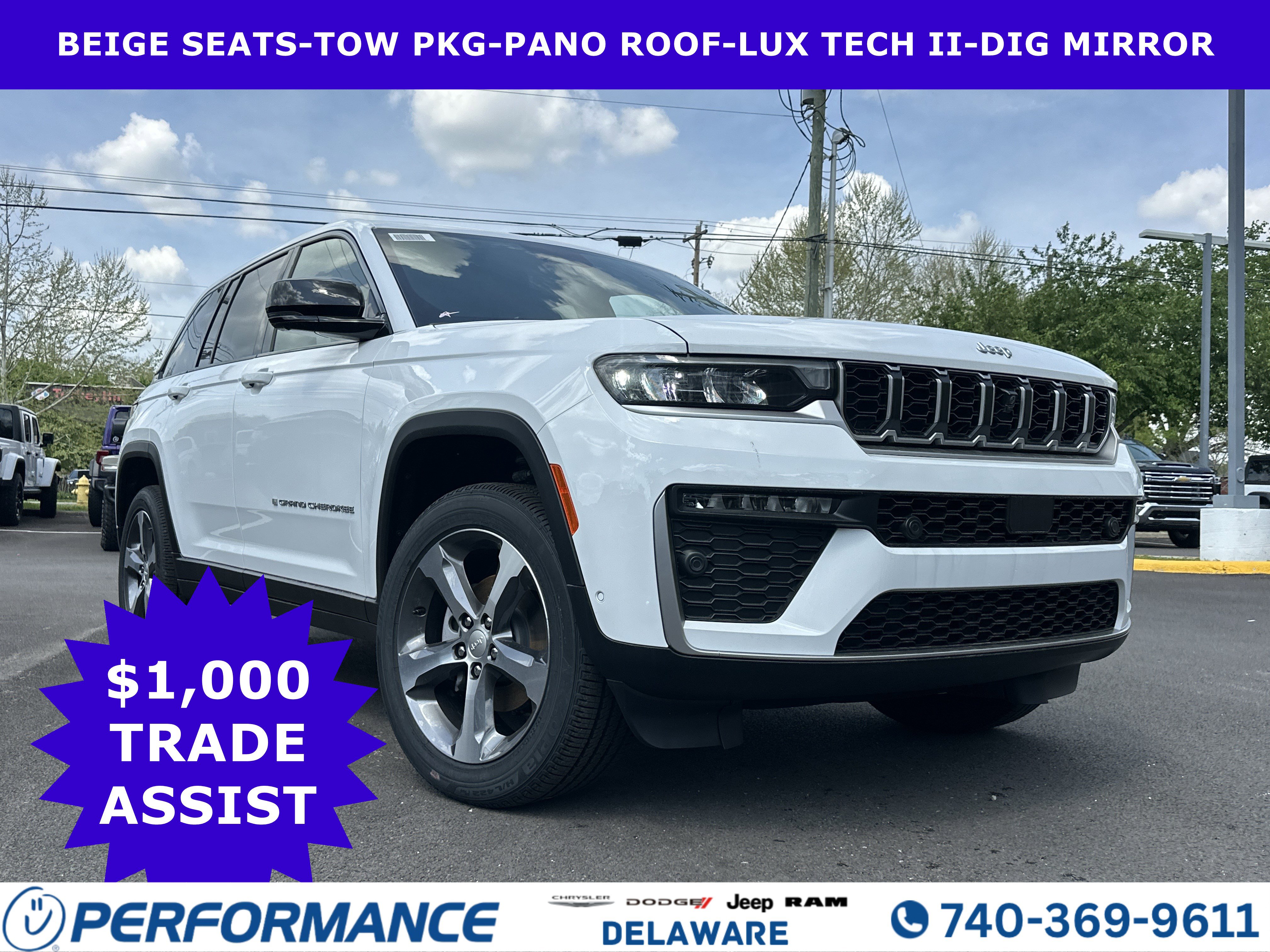 New 2026 Jeep Grand Cherokee Limited w/ Luxury Tech Group II AWD/4WD image 1