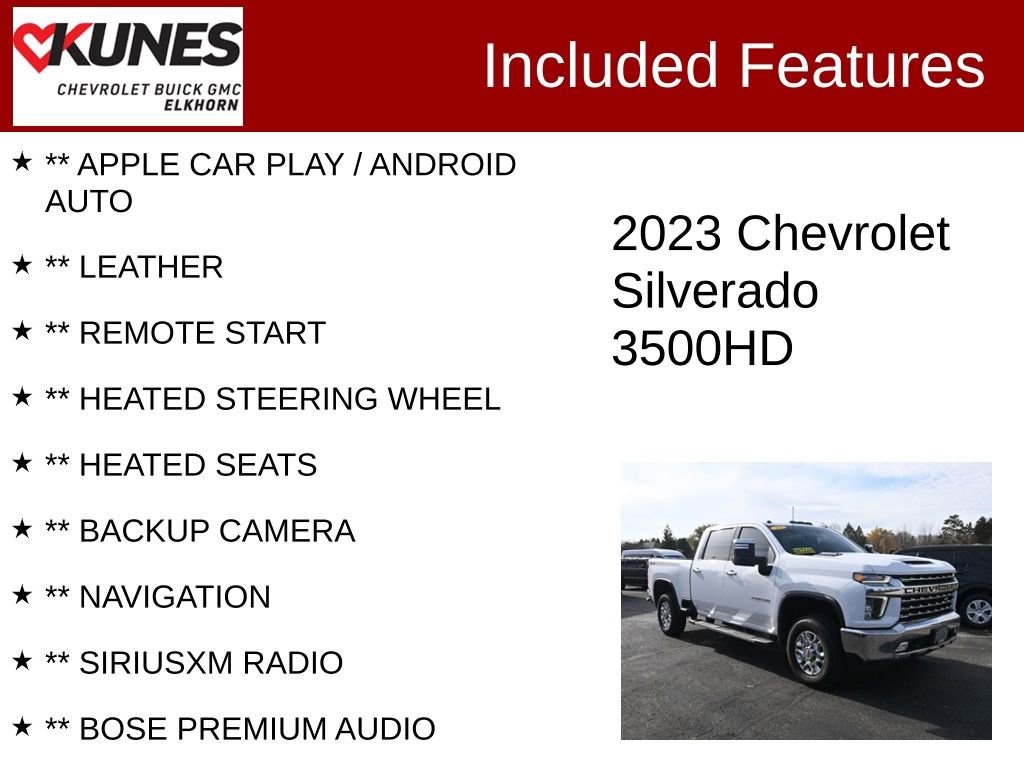 Used 2023 Chevrolet Silverado 3500 LTZ image 2