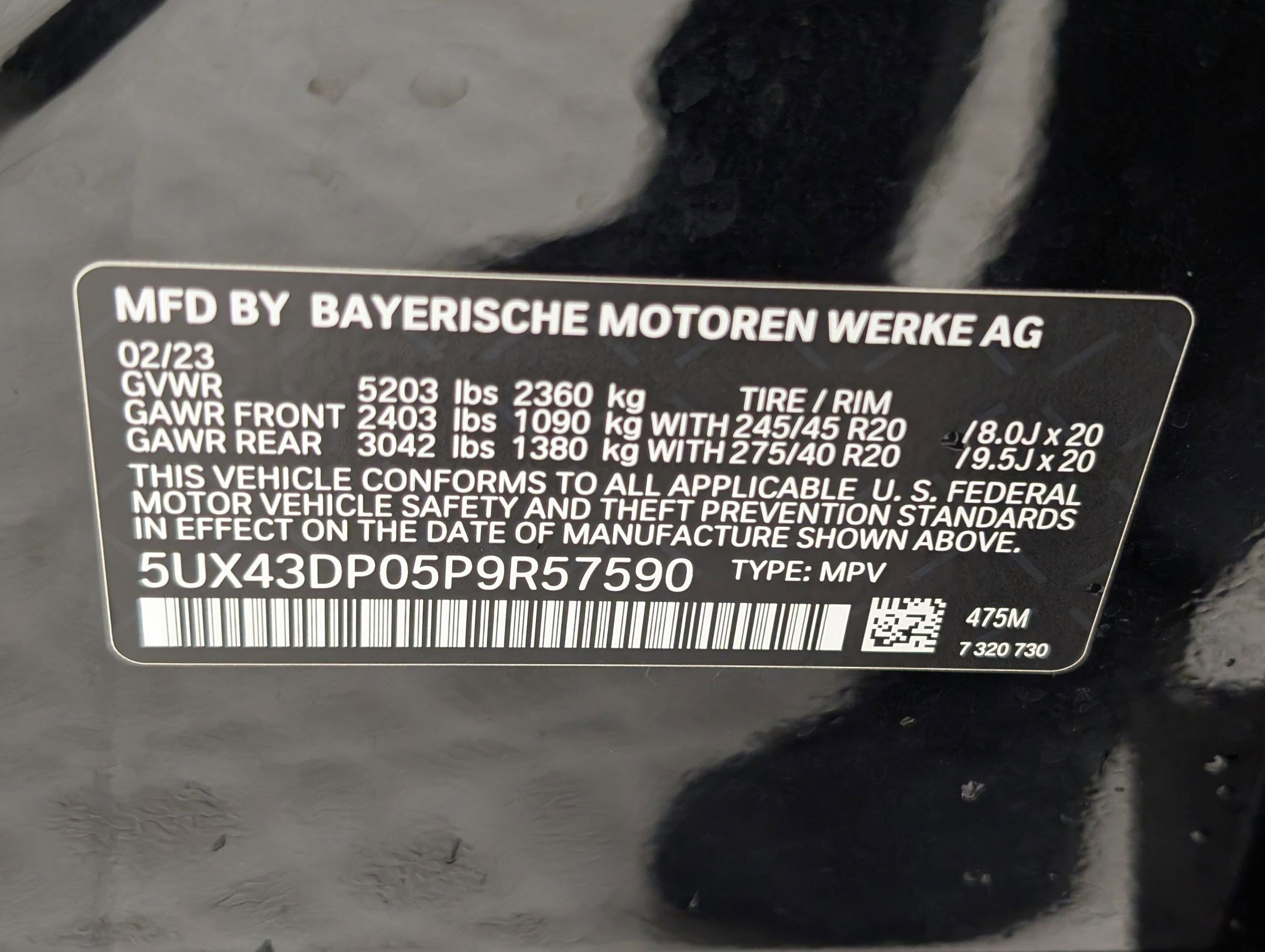 Certified 2023 BMW X3 sDrive30i w/ M Sport Package image 23