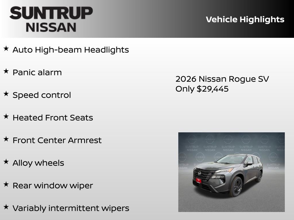 New 2026 Nissan Rogue SV image 30